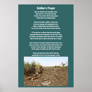 Poster da oração do soldado