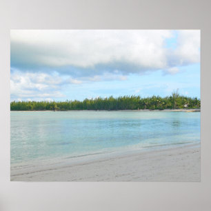 PÔSTER DA PAISAGEM MARINHA DE GREEN TURTLE CAY / I