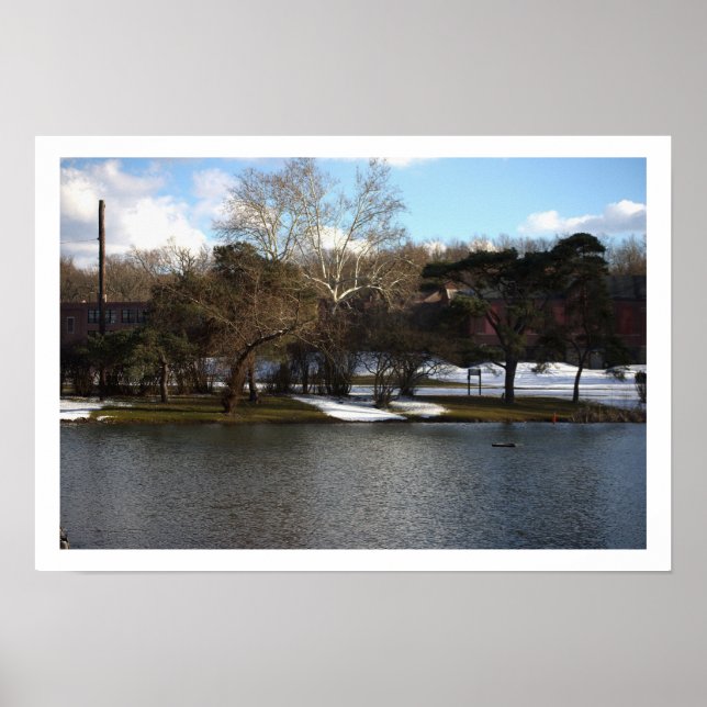 Poster da paisagem náutica (Frente)