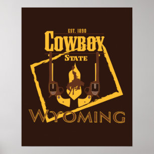 Poster da parede de Wyoming