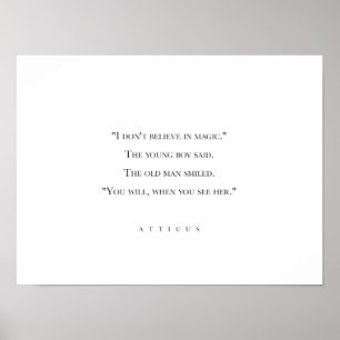 Poster da parede do Atticus