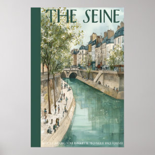 Pôster da Passarela à Beira do Rio Vista da Cidade