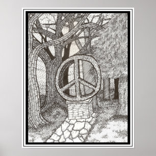 Poster da paz do opus