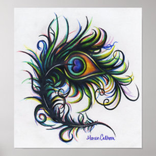 Poster da pena do pavão