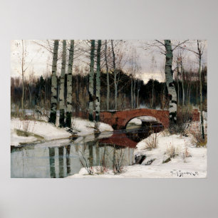 Poster da pintura da réplica do inverno da