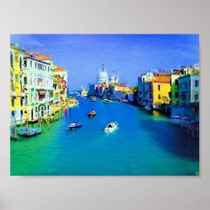 Poster da pintura de Veneza