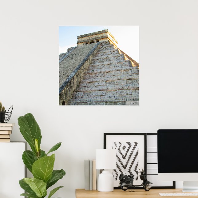 Poster da Pirâmide CHITZENITZA (Escritório em casa)