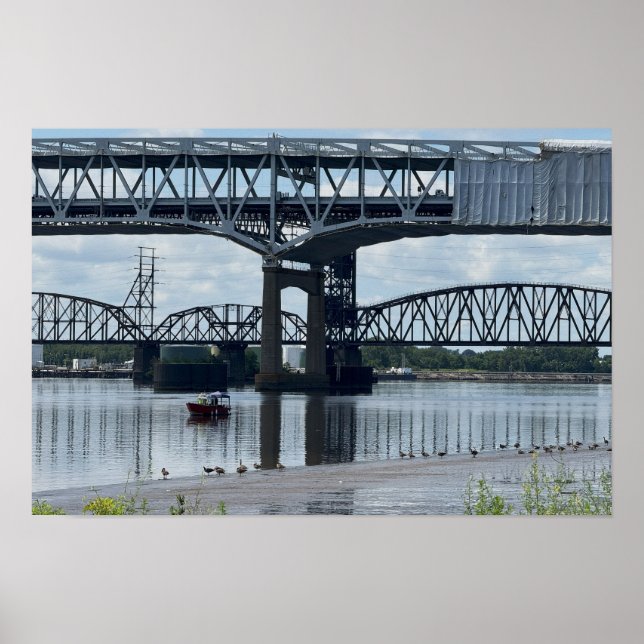 Pôster da Ponte Betsy Ross Filadélfia (Frente)