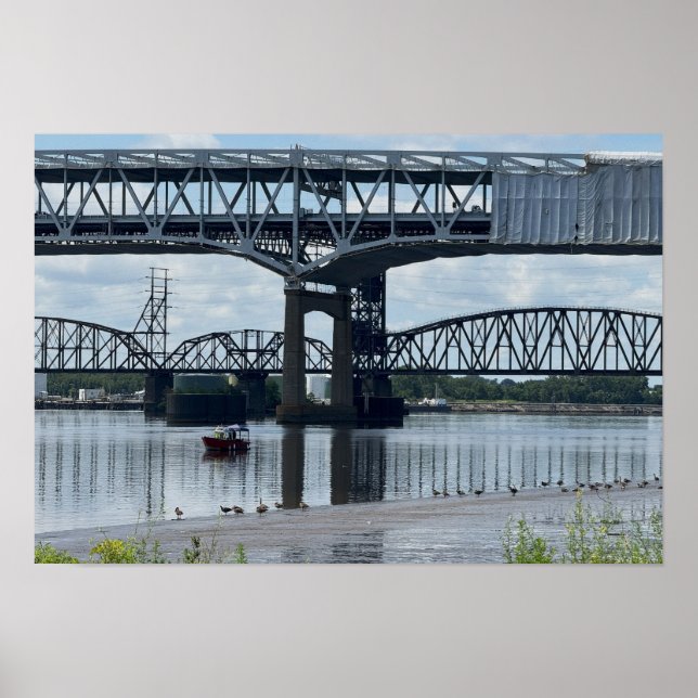 Pôster da Ponte Betsy Ross Filadélfia (Frente)