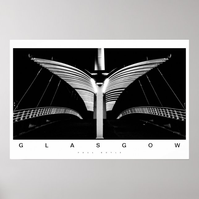 Poster da ponte Glasgow (Frente)