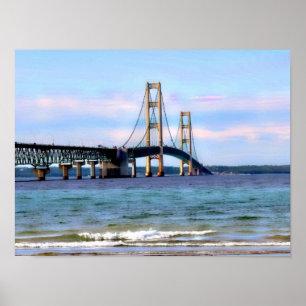 Poster da ponte Mackinaw