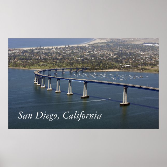 Poster da ponte San Diego Coronado (Frente)