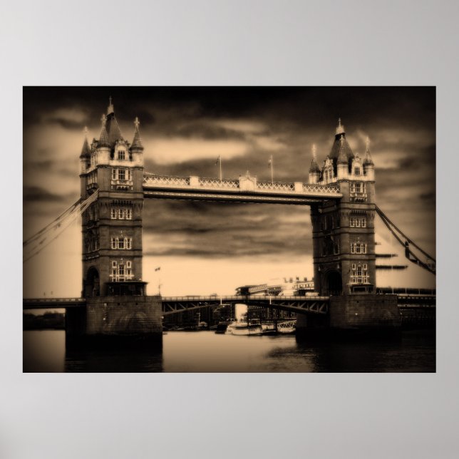 Poster da Ponte Torre de Londres (Frente)