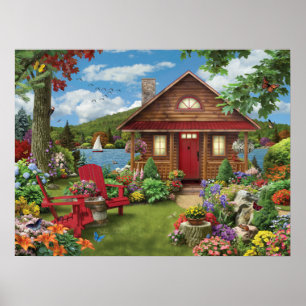 Pôster Da "poster da retirada beira do lago" de Alan