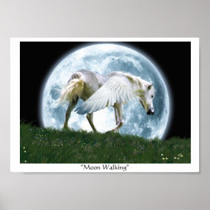 Poster Da "poster de PASSEIO da arte de Pegasus LUA"