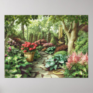 Pôster Da "poster do jardim libélula" de Alan Giana
