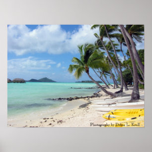 Poster da praia de Bora Bora