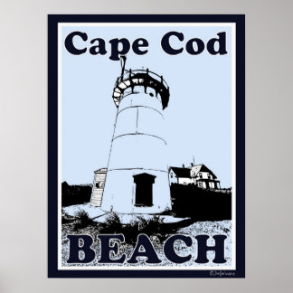 Poster da praia de Cape Cod