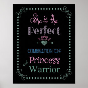 Poster da princesa e do guerreiro