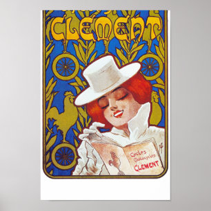Poster da propaganda da bicicleta - ciclos