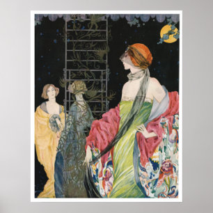 Poster da propaganda da forma do vintage