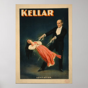 Poster da propaganda do mágico de Harry Kellar