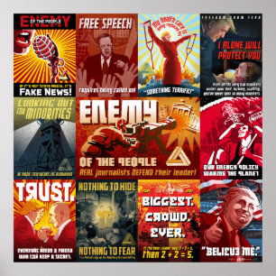 Poster da propaganda do trunfo, 11 in-1
