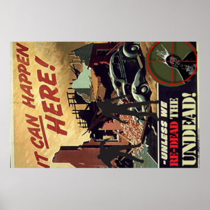 poster da propaganda do zombi