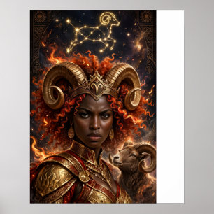Pôster da Rainha Africana de Áries