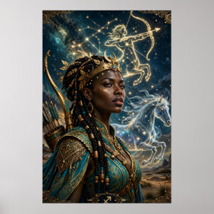 Pôster da Rainha Africana de Sagitário