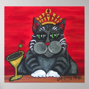 Poster da rainha do gato