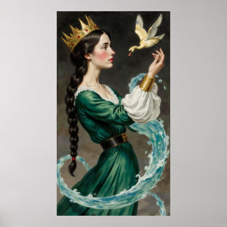 Poster da Rainha Feiticeira da Fantasia do Vestido