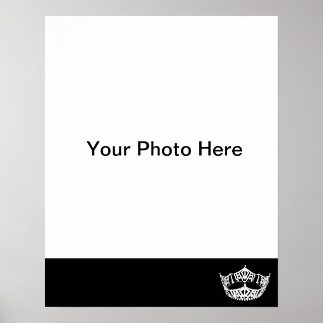 Poster da Rainha Pageant Personalizada (Frente)