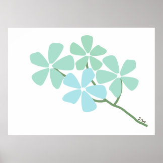 Poster da Ramificação da Flor de inverno