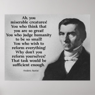 Poster da reforma de Frederic Bastiat