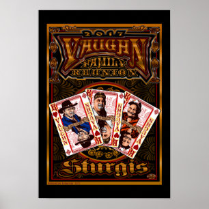 Poster da reunião de Vaughn da família