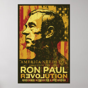 Poster da revolução de Ron Paul