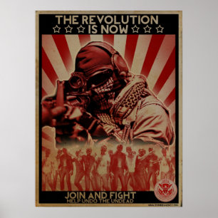 Poster da revolução do zombi - ZETA