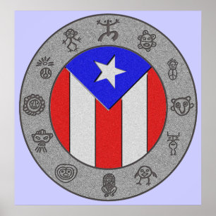 Poster da roda de Taino