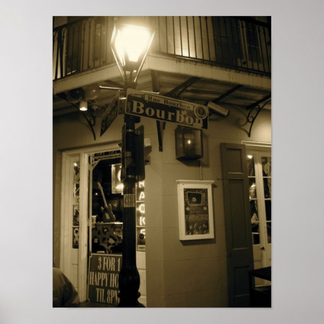 Poster da Rua Bourbon (Frente)