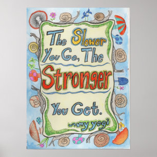 Poster da sabedoria do caracol