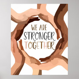 Poster da sala de aula de diversidade