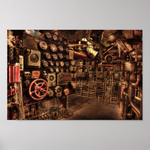 poster da sala do motor