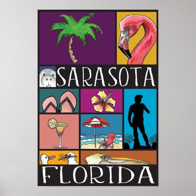 Poster da Sarasota Florida (Frente)