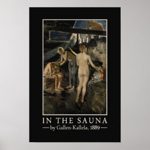 Poster da sauna de Gallen-Kallela