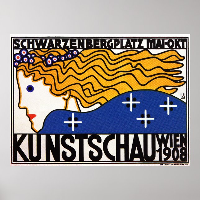 Poster da seção Loffler: Kunstschau Wien (Frente)