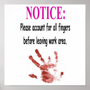 Poster da segurança do trabalho