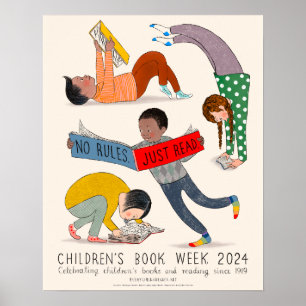 poster da Semana do Livro Infantil 2024