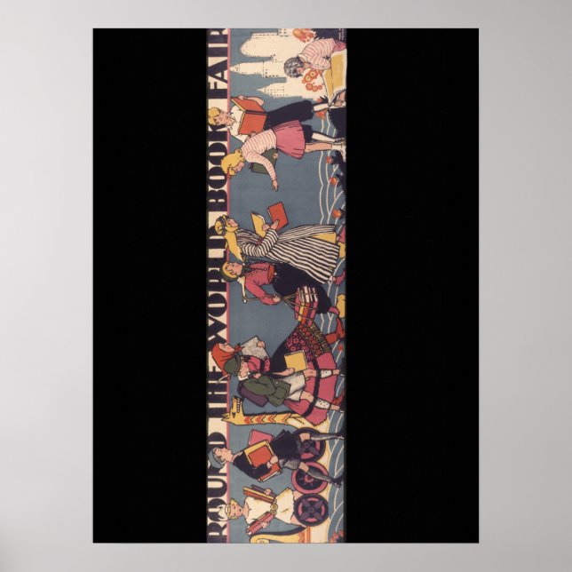 poster da Semana do Livro Infantil de 1931 (Frente)