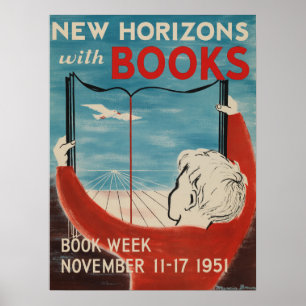 poster da Semana do Livro Infantil de 1951